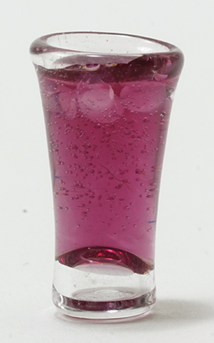 Dollhouse Miniature Glass Of Kool Aid